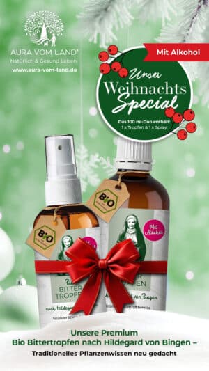 Bittertropfen und Spray im Weihnachtspaket 2 x 100 ml mit Alkohol